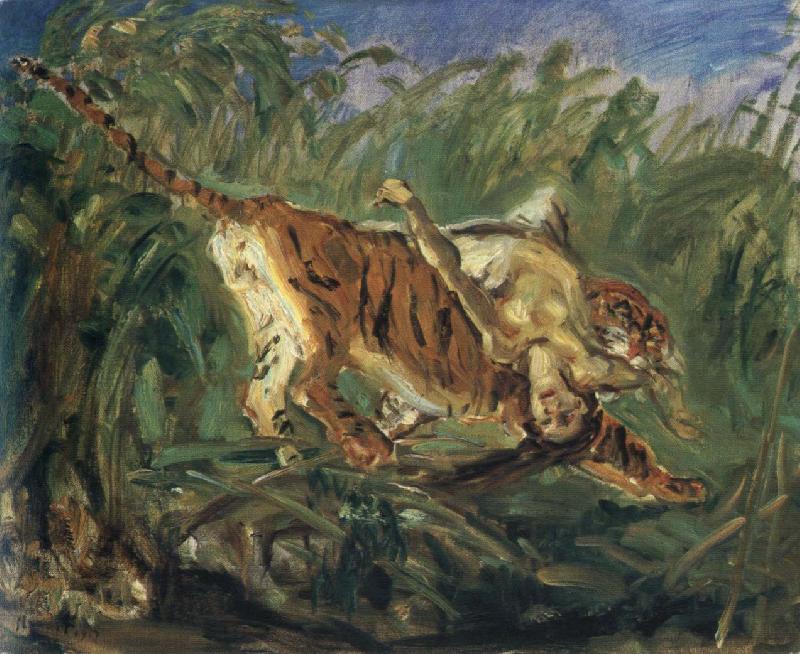 Max Slevogt tiger in the jungle oil painting picture